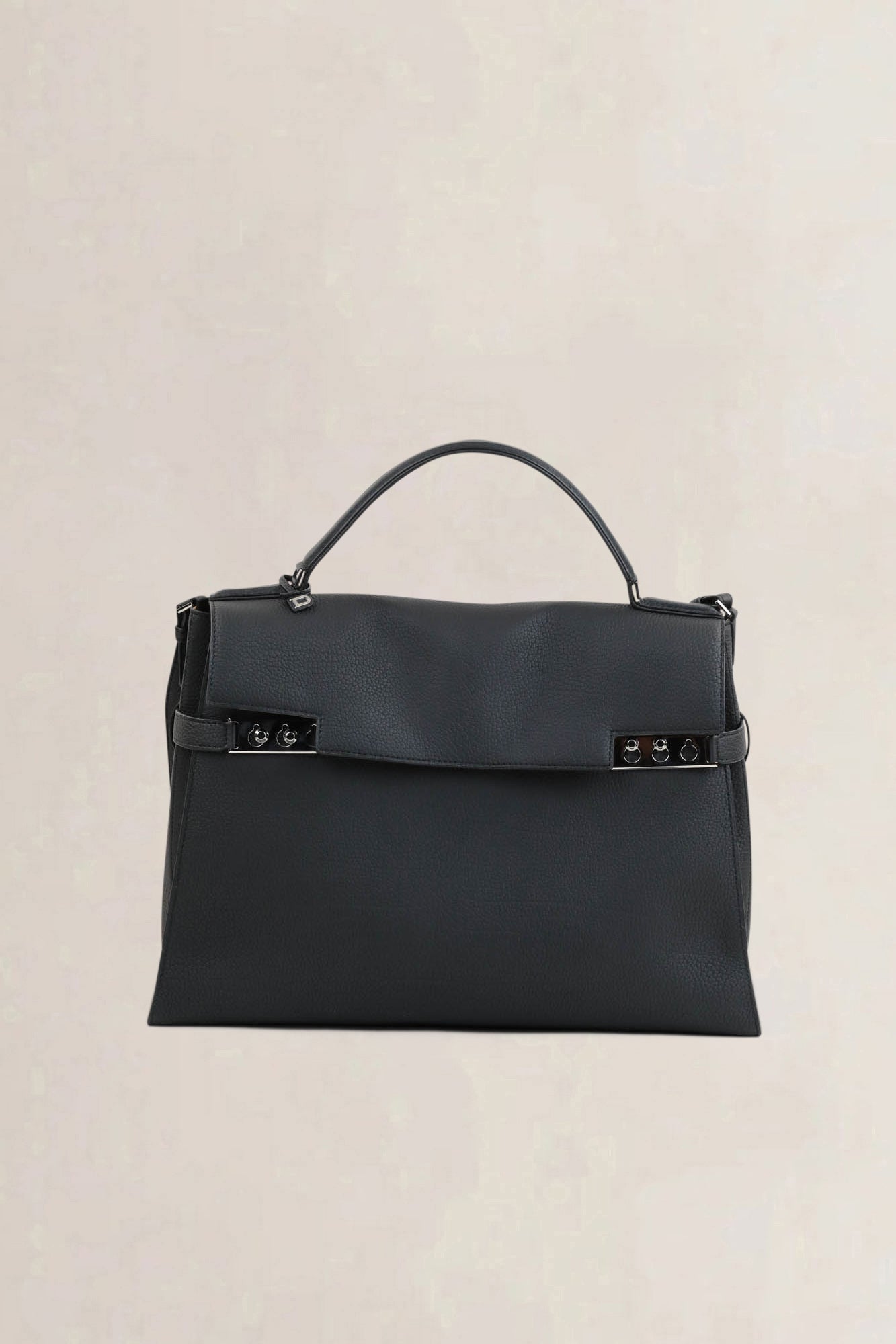 Delvaux Black Tempête XL Shoulder Bag