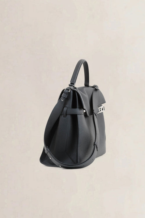 Delvaux Black Tempête XL Shoulder Bag