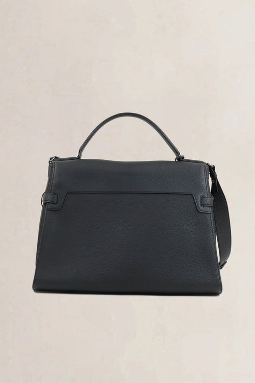 Delvaux Black Tempête XL Shoulder Bag