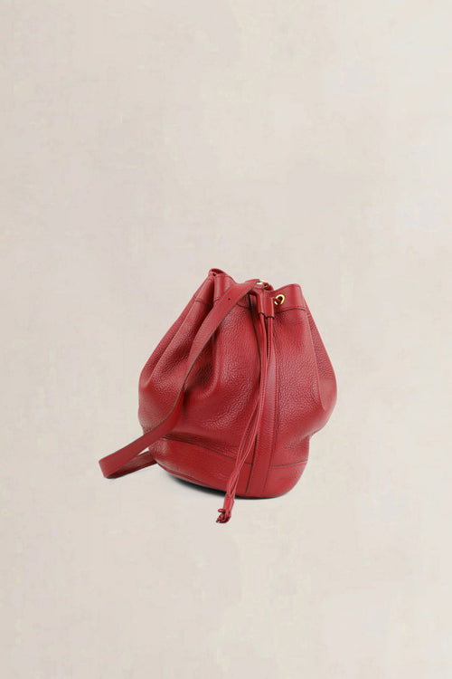 Hermès 1998 Red GM Bucket Bag