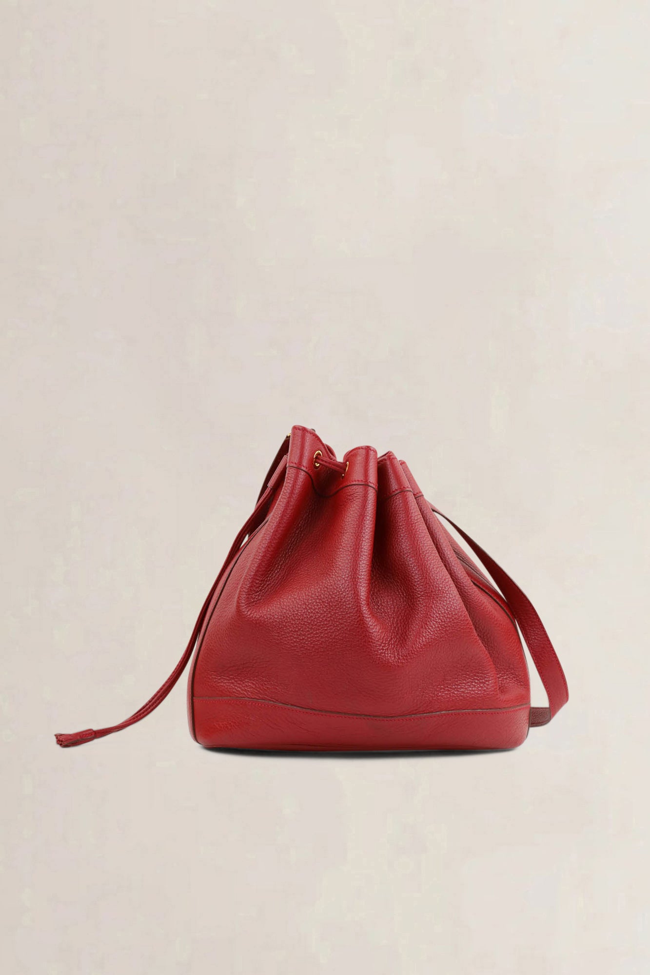 Hermès 1998 Red GM Bucket Bag