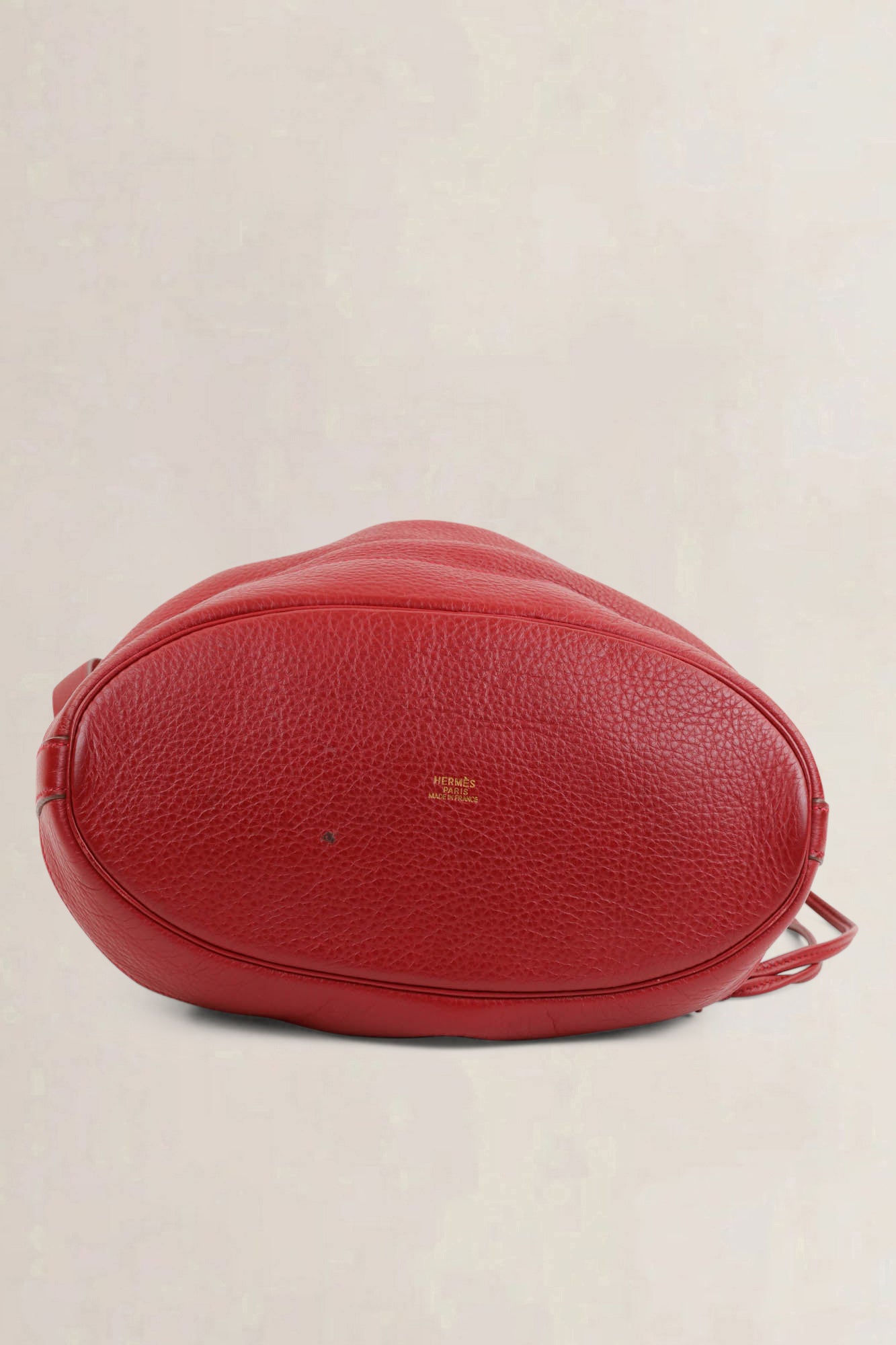 Hermès 1998 Red GM Bucket Bag