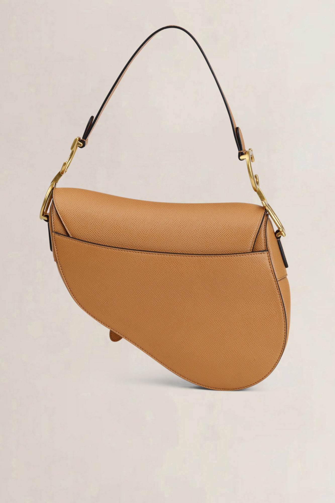 Christian Dior Saddle Brown Leather Saddle Bag