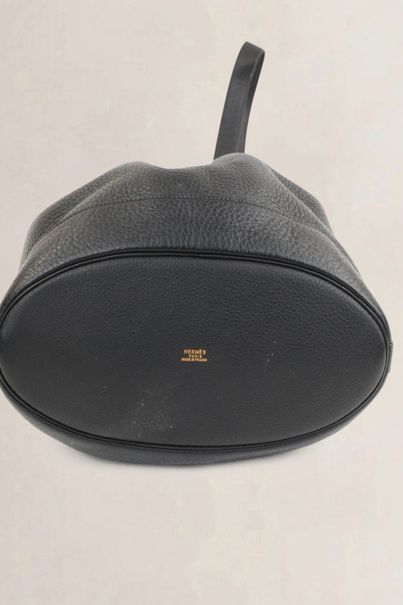 Hermès Blue GM Bucket Bag