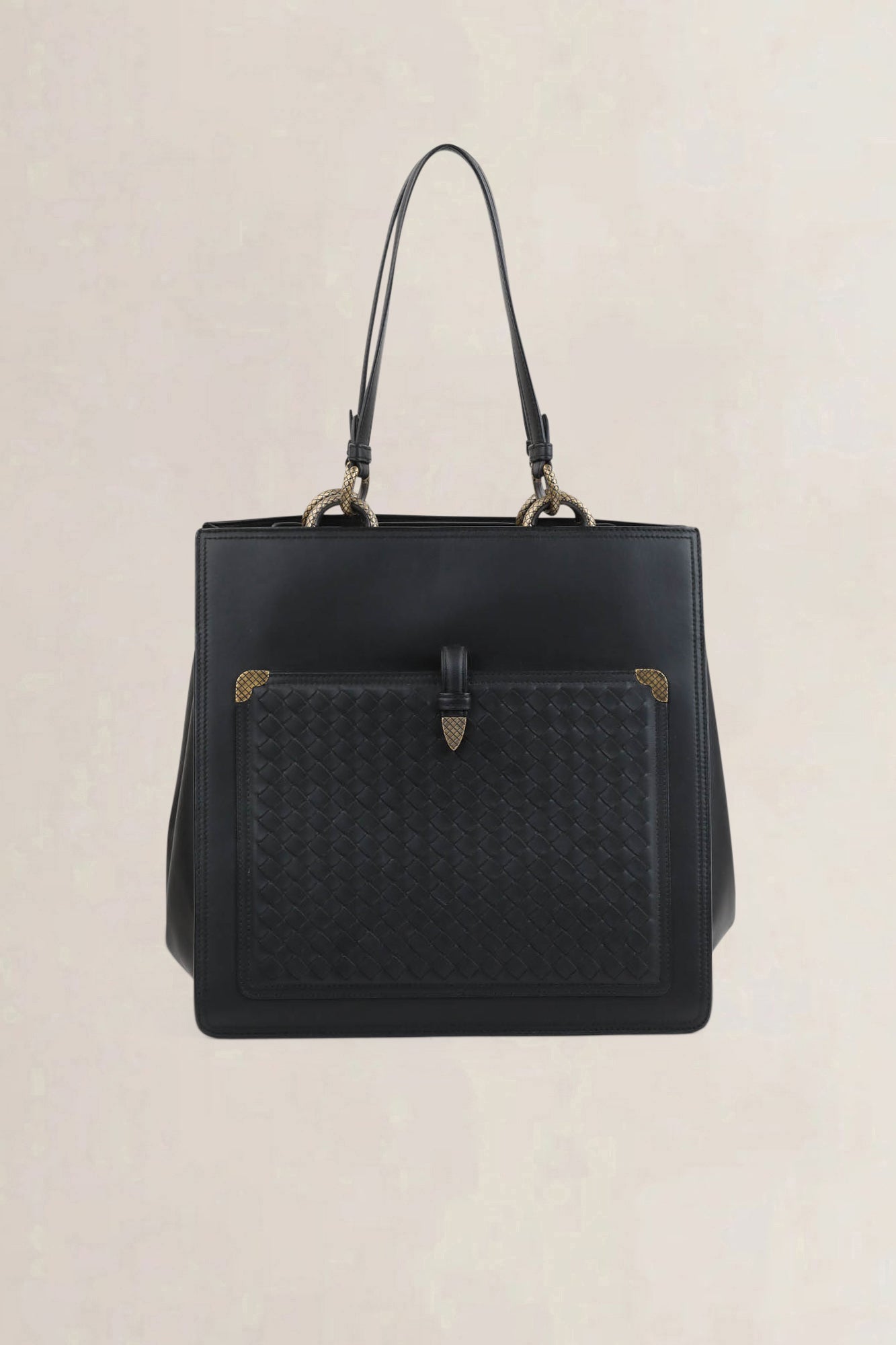 Bottega Veneta Black Shoulder Bag