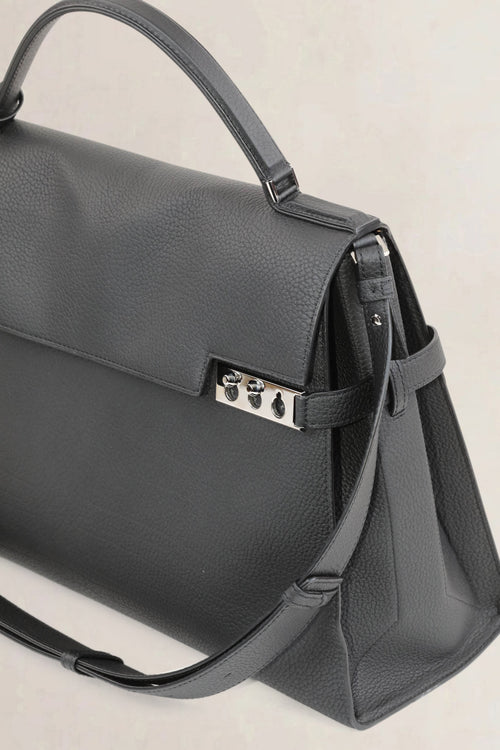 Delvaux Black Tempête XL Shoulder Bag