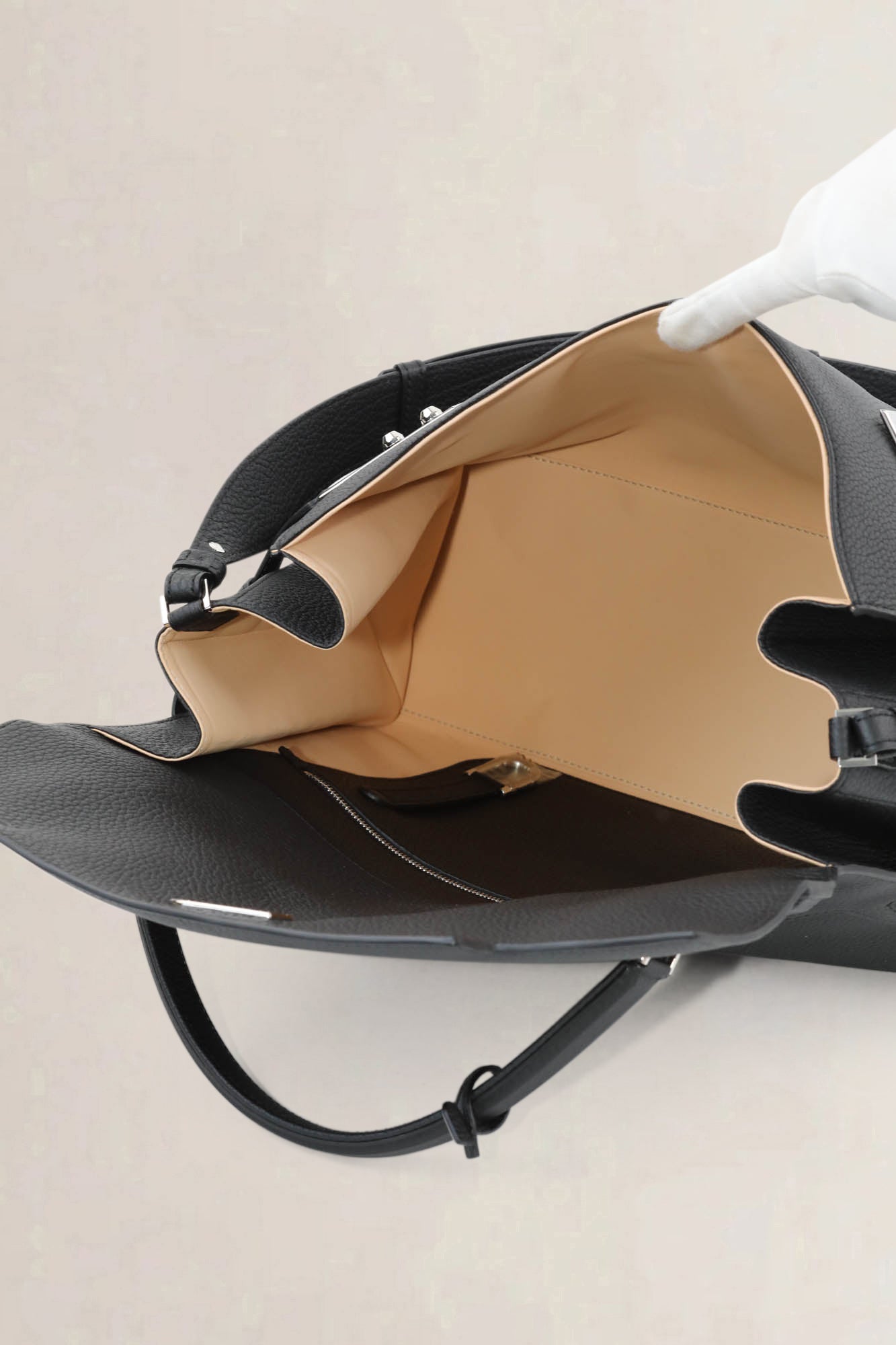 Delvaux Black Tempête XL Shoulder Bag