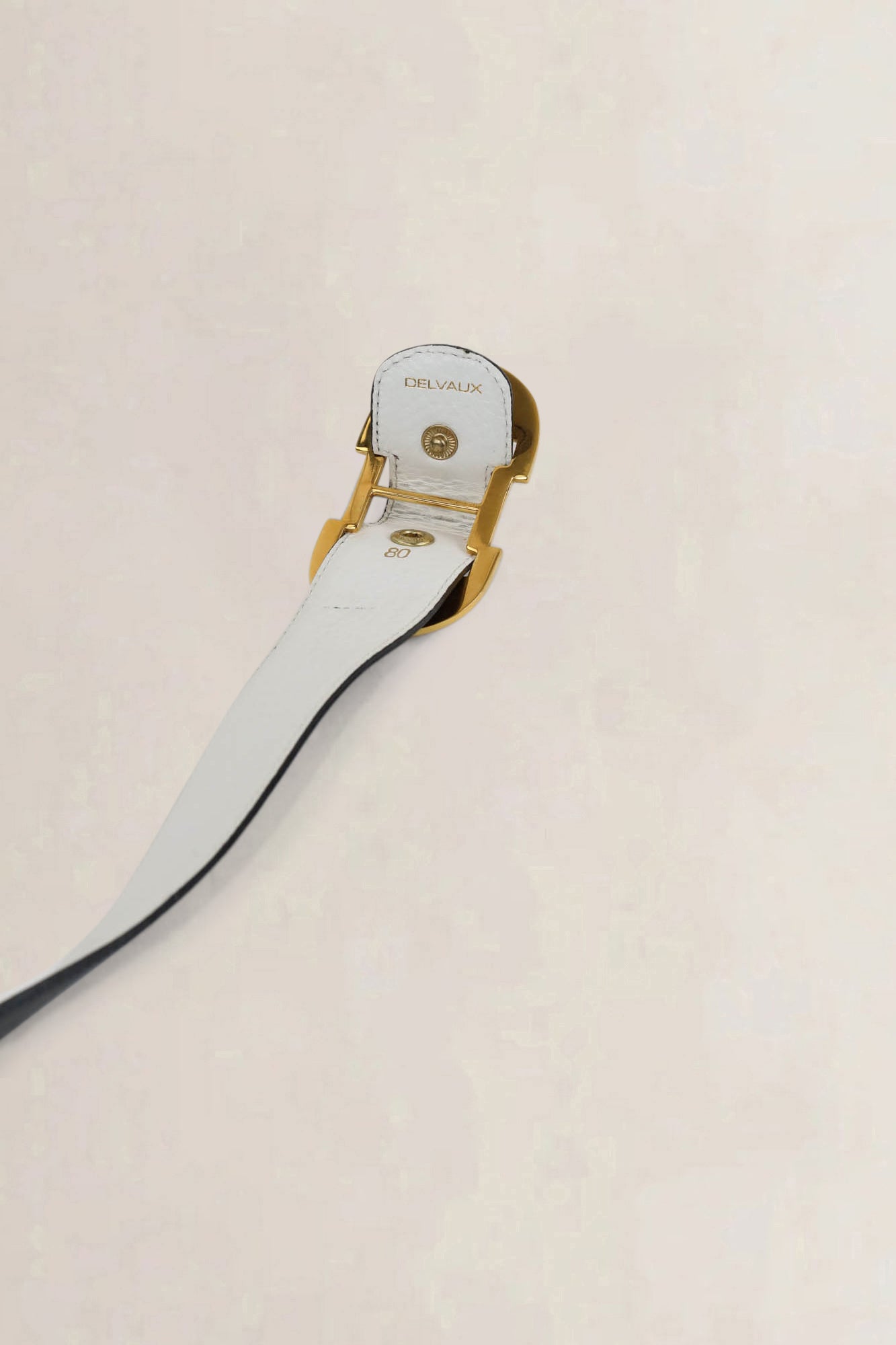 Delvaux Blue/White Belt 80