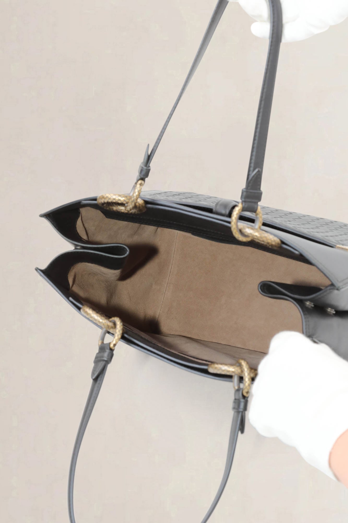 Bottega Veneta Black Shoulder Bag