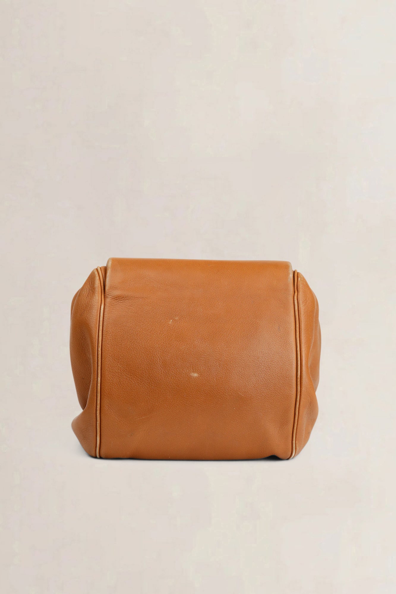 Delvaux Camel Corail GM Shoulder Bag