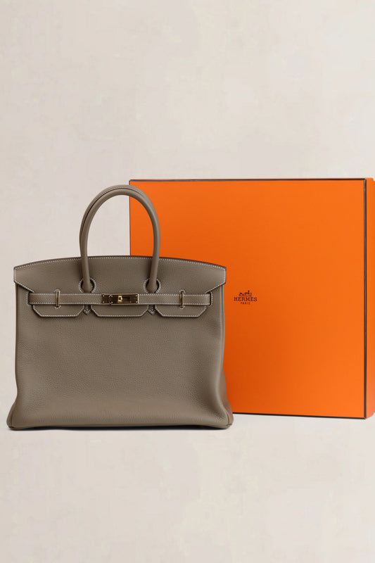 Hermès Birkin 35 Etoupe Togo GHW