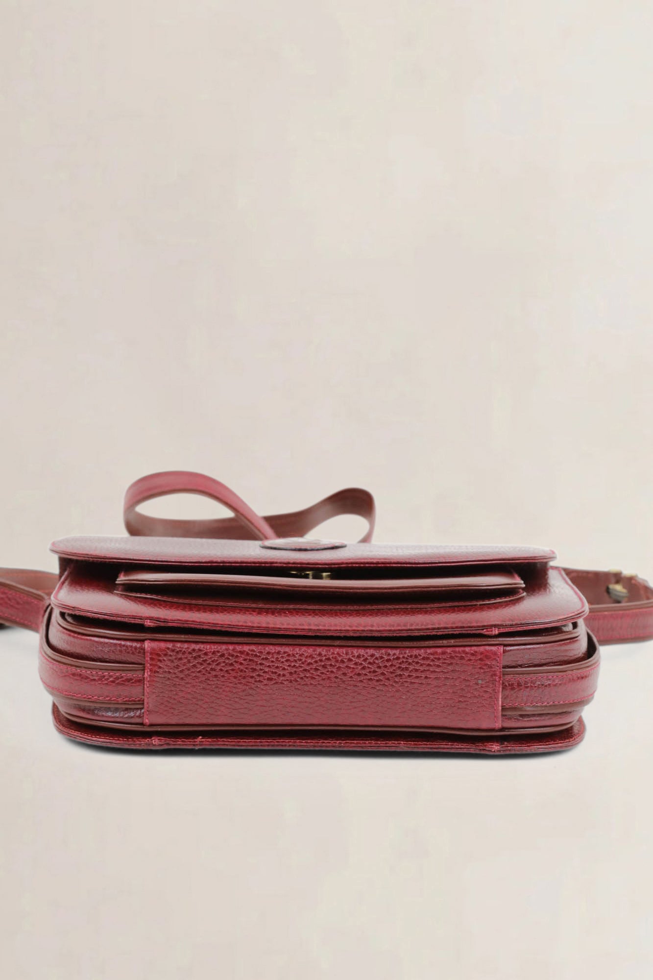 Cartier Vintage Burgundy Crossbody Bag