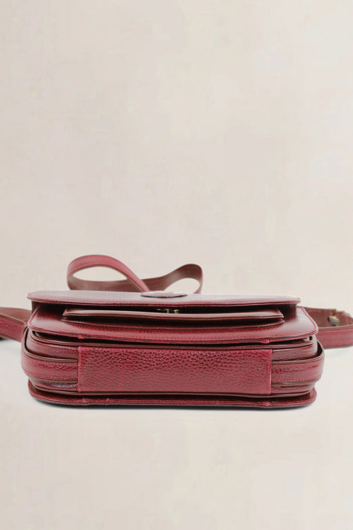 Cartier Vintage Burgundy Crossbody Bag