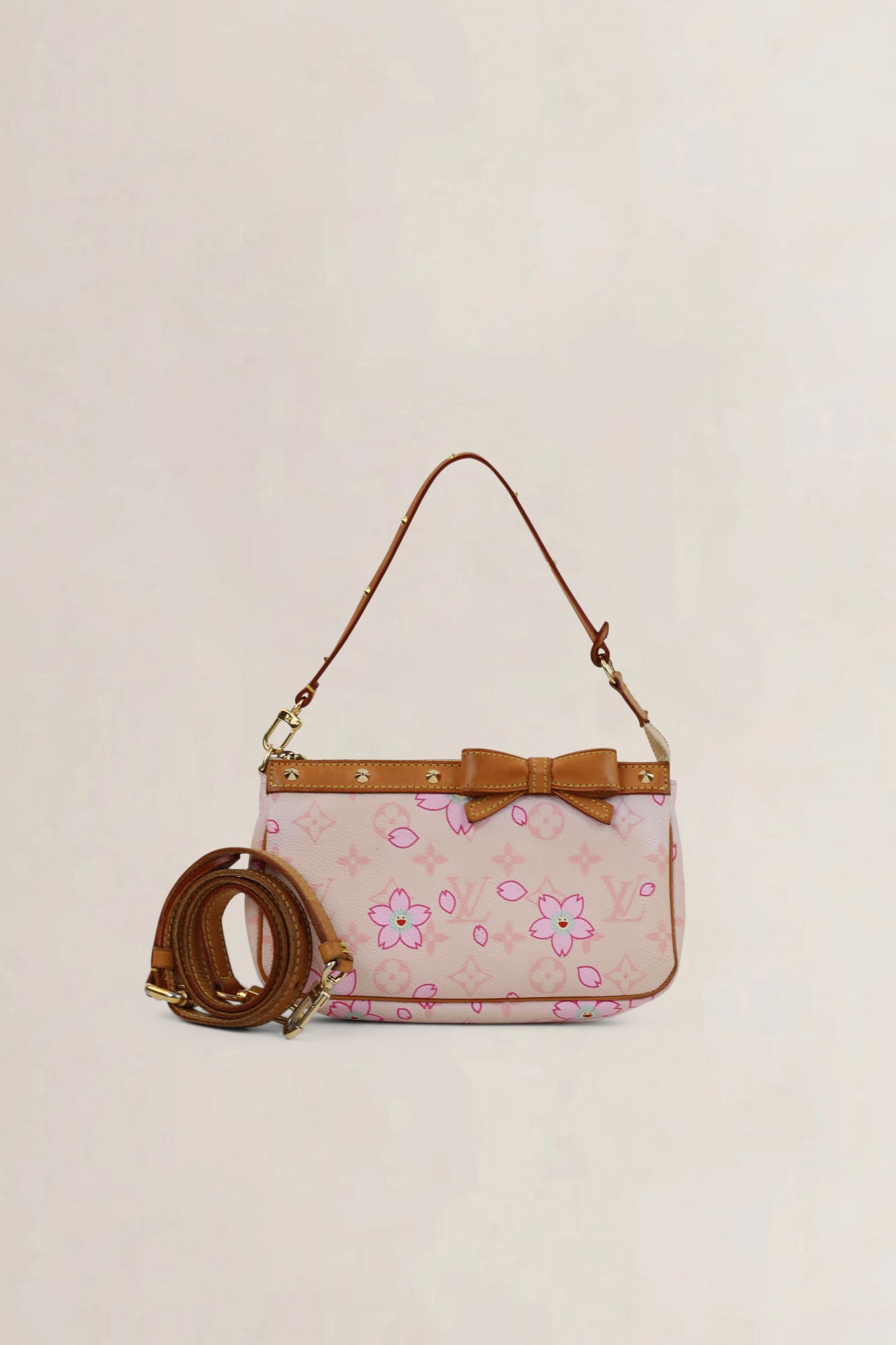 Louis Vuitton x Takashi Murakami Pink Cherry Blossom Monogram Crossbody Bag