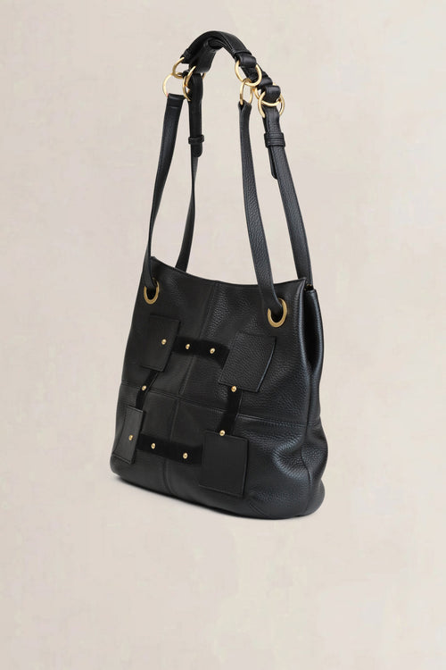 Delvaux Black "Le Emile" Baudier Shoulder Bag