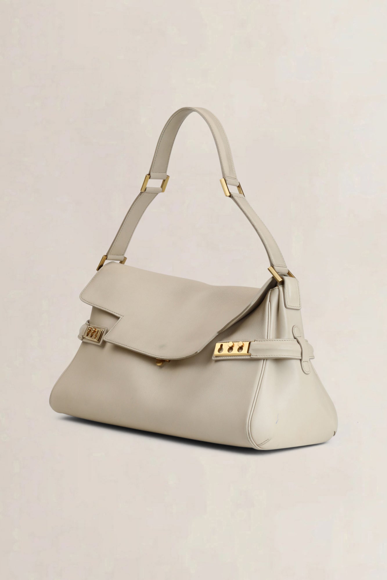 Delvaux Beige Tempête Epaule Shoulder Bag