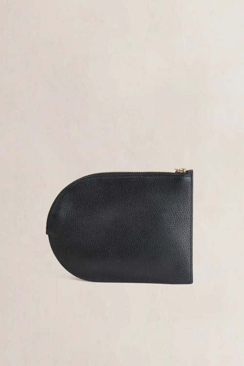 Delvaux Black Taurillon Pin D Zip Wallet