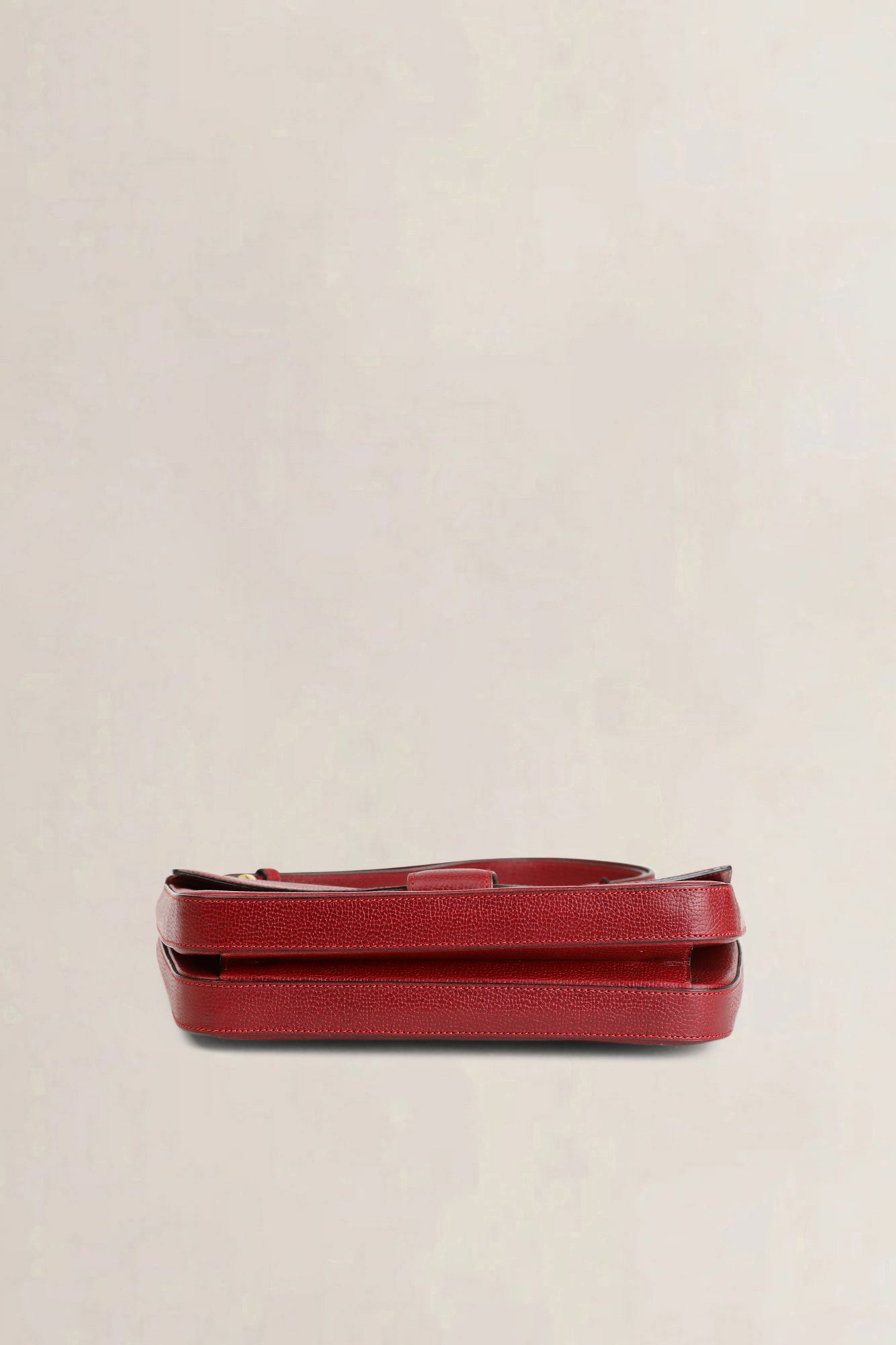 Delvaux Rosso Citoyen Shoulder Bag