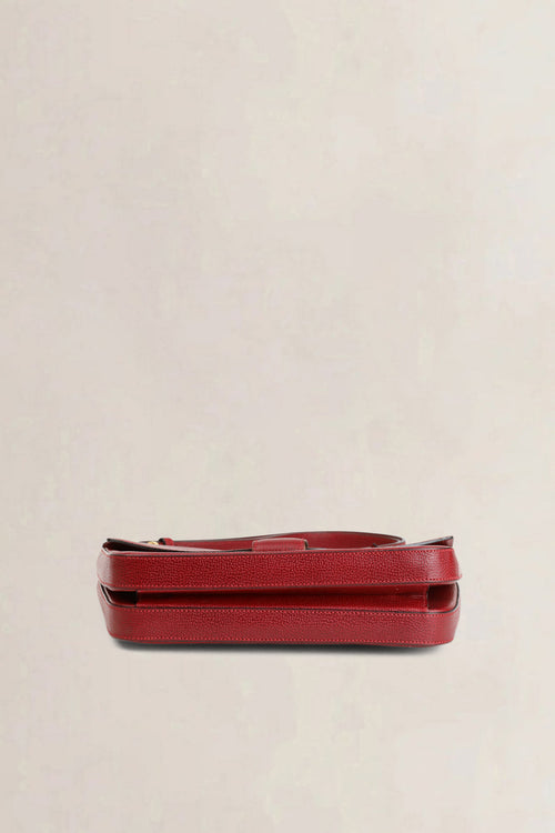 Delvaux Rosso Citoyen Shoulder Bag