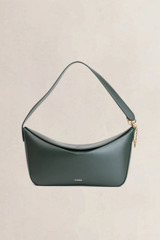 Jil Sander Green Fortune Shoulder Bag