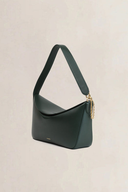 Jil Sander Green Fortune Shoulder Bag