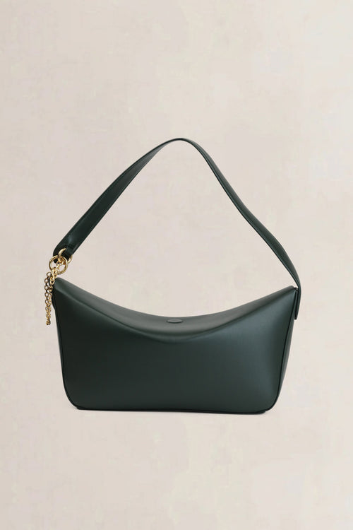 Jil Sander Green Fortune Shoulder Bag