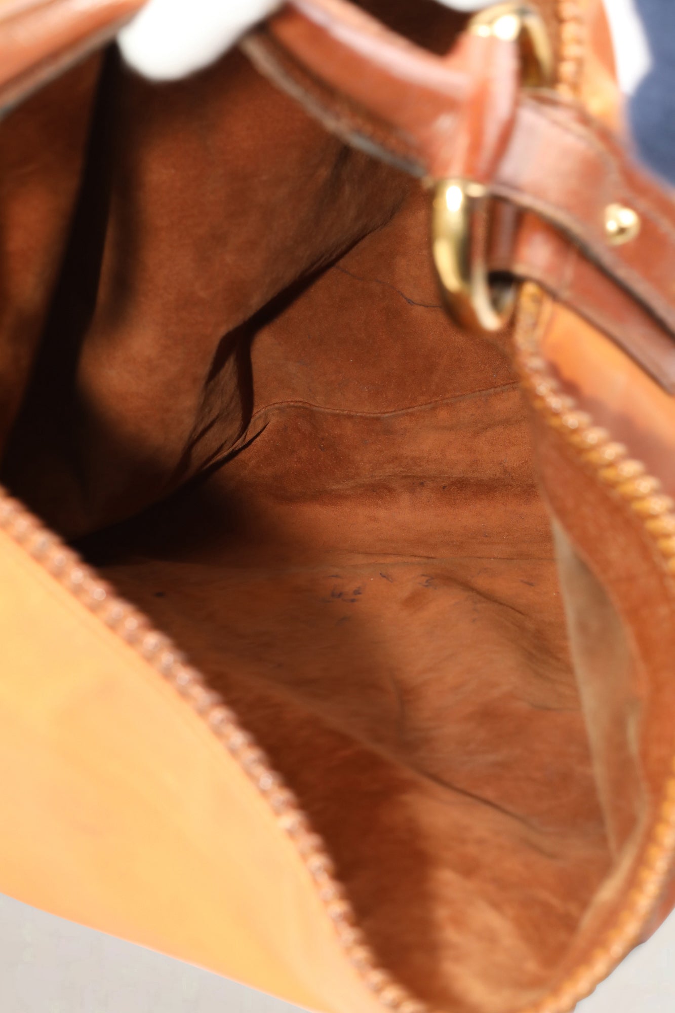 Gucci Brown Leather Horsebit Hobo Bag