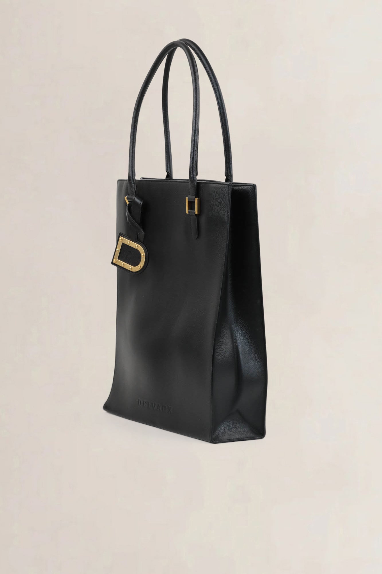 Delvaux Black Le Jeff Shoulder Bag