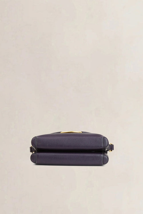 Sac bandoulière Delvaux Eclair en cuir violet