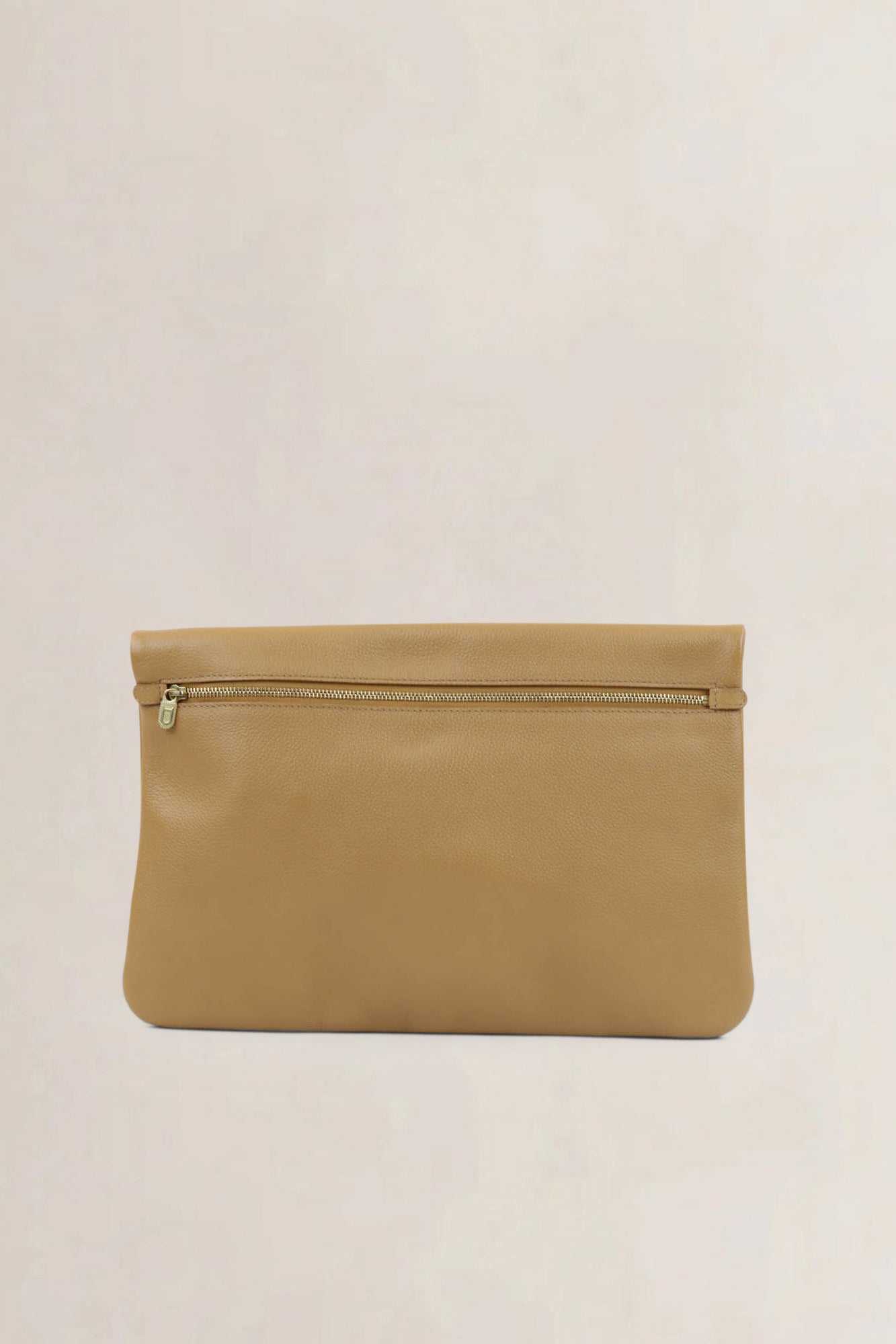 Delvaux Camel Ancre Clutch