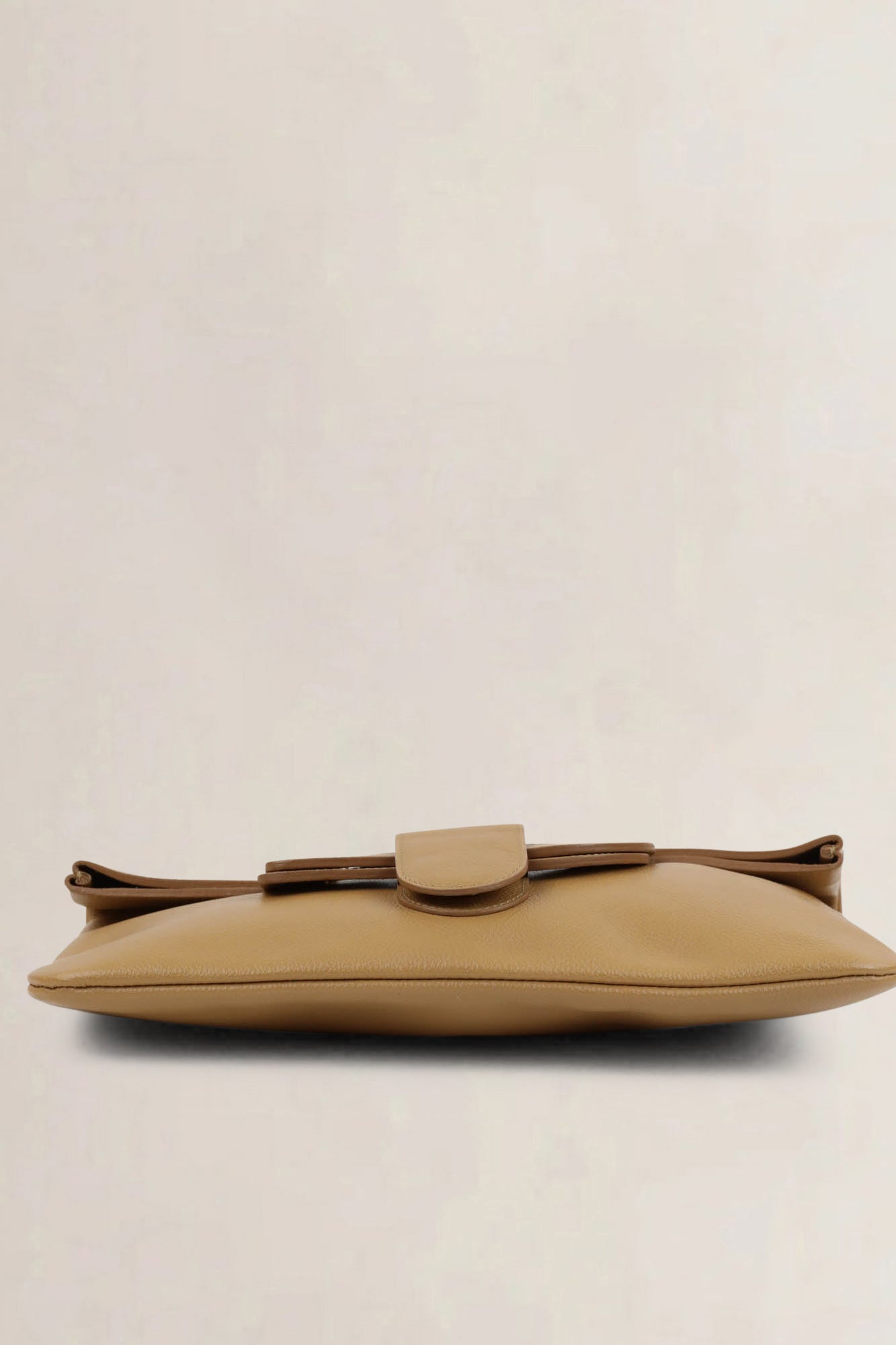 Delvaux Camel Ancre Clutch