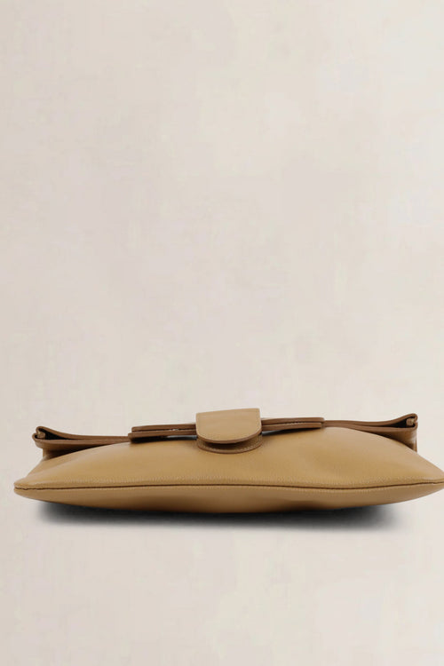 Delvaux Camel Ancre Clutch
