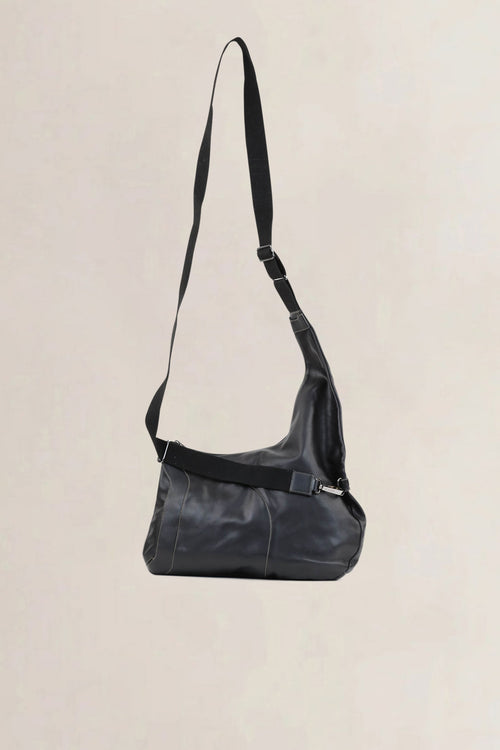 Deux de Delvaux Black Crossbody Bag