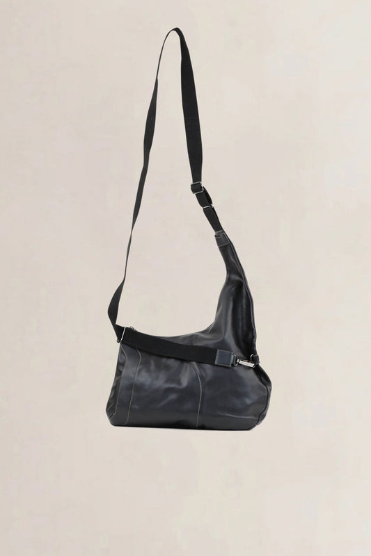 Deux de Delvaux Black Crossbody Bag