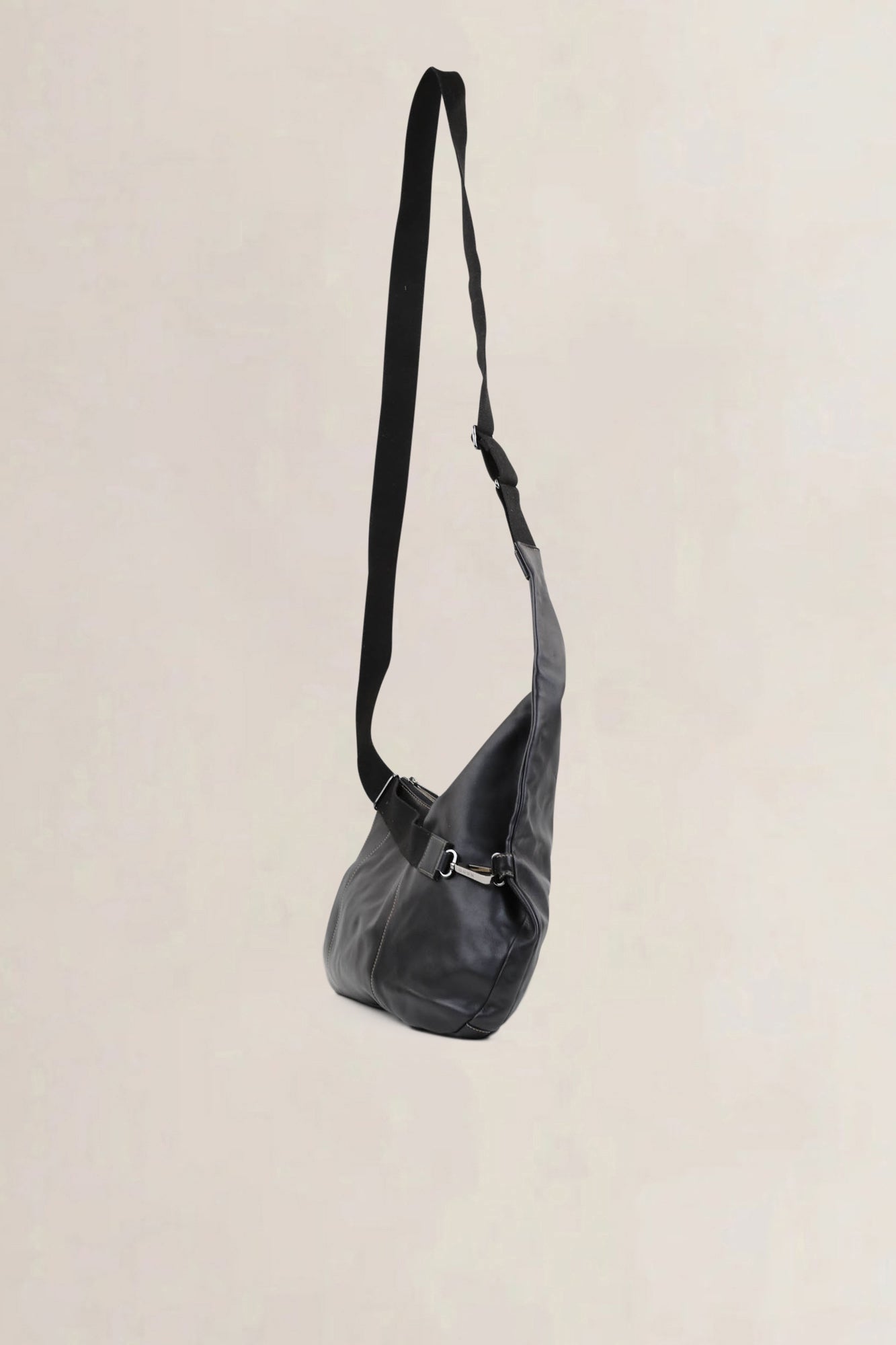 Deux de Delvaux Black Crossbody Bag