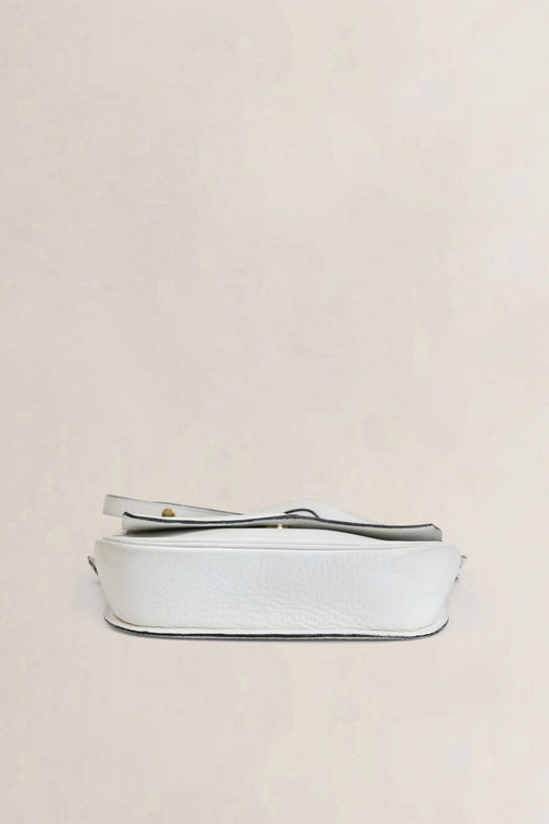 Delvaux White Leather Crossbody Bag