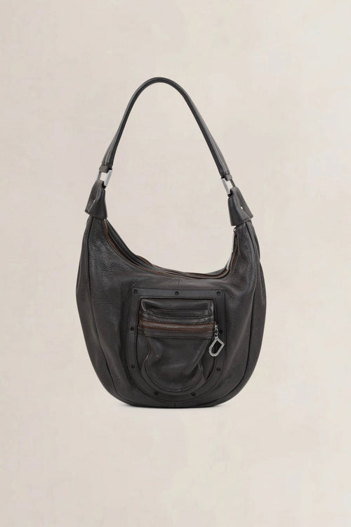 Delvaux Brown Le Pauline PM Shoulder Bag