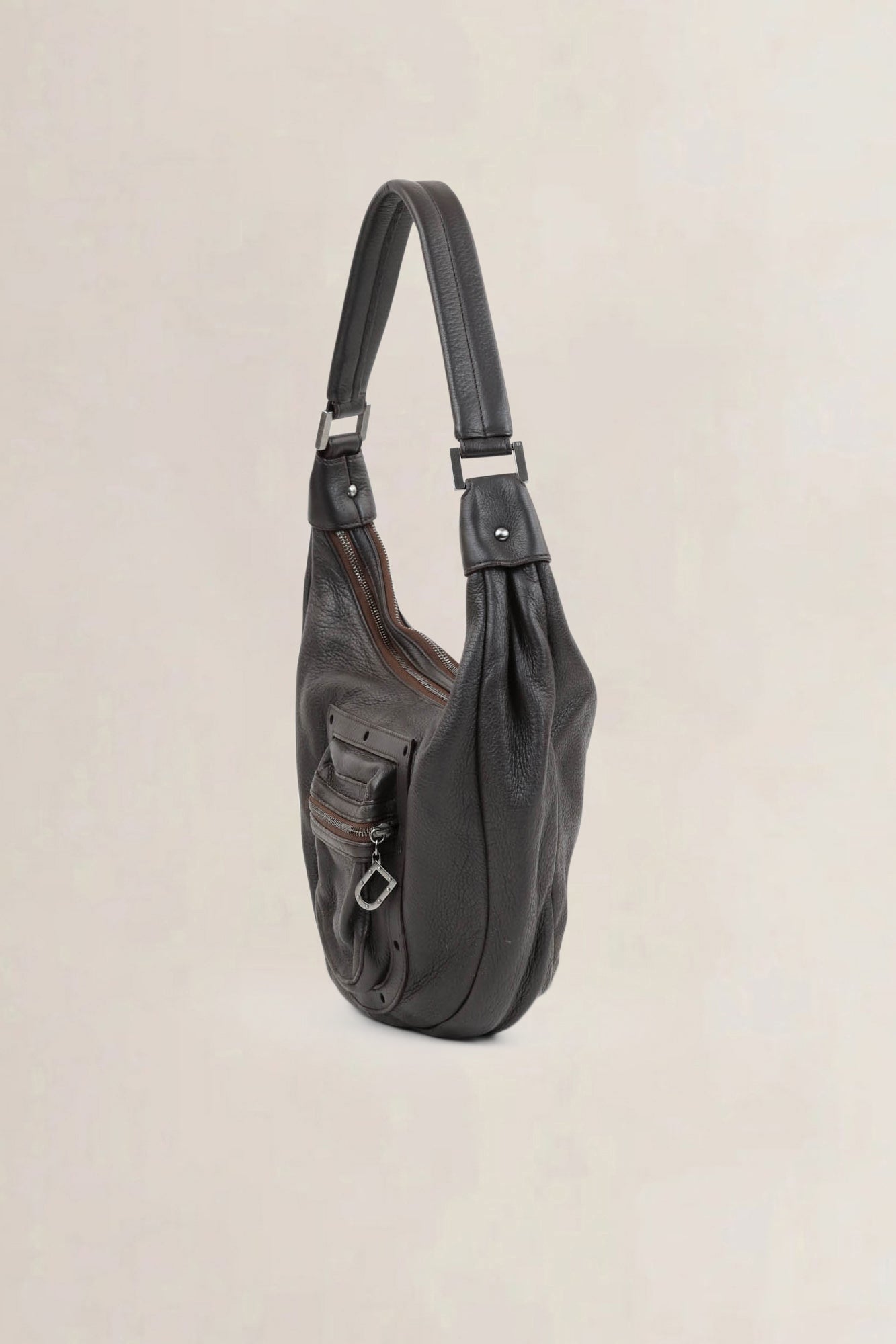 Delvaux Brown Le Pauline PM Shoulder Bag