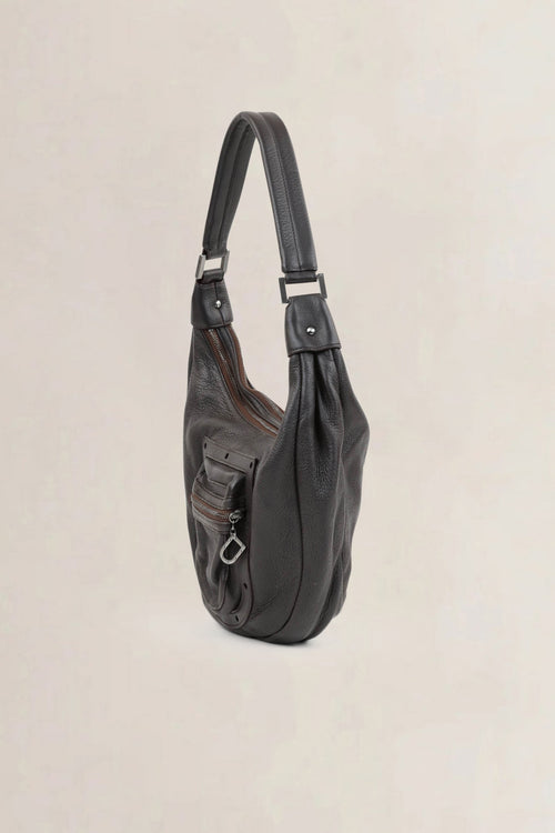 Delvaux Brown Le Pauline PM Shoulder Bag