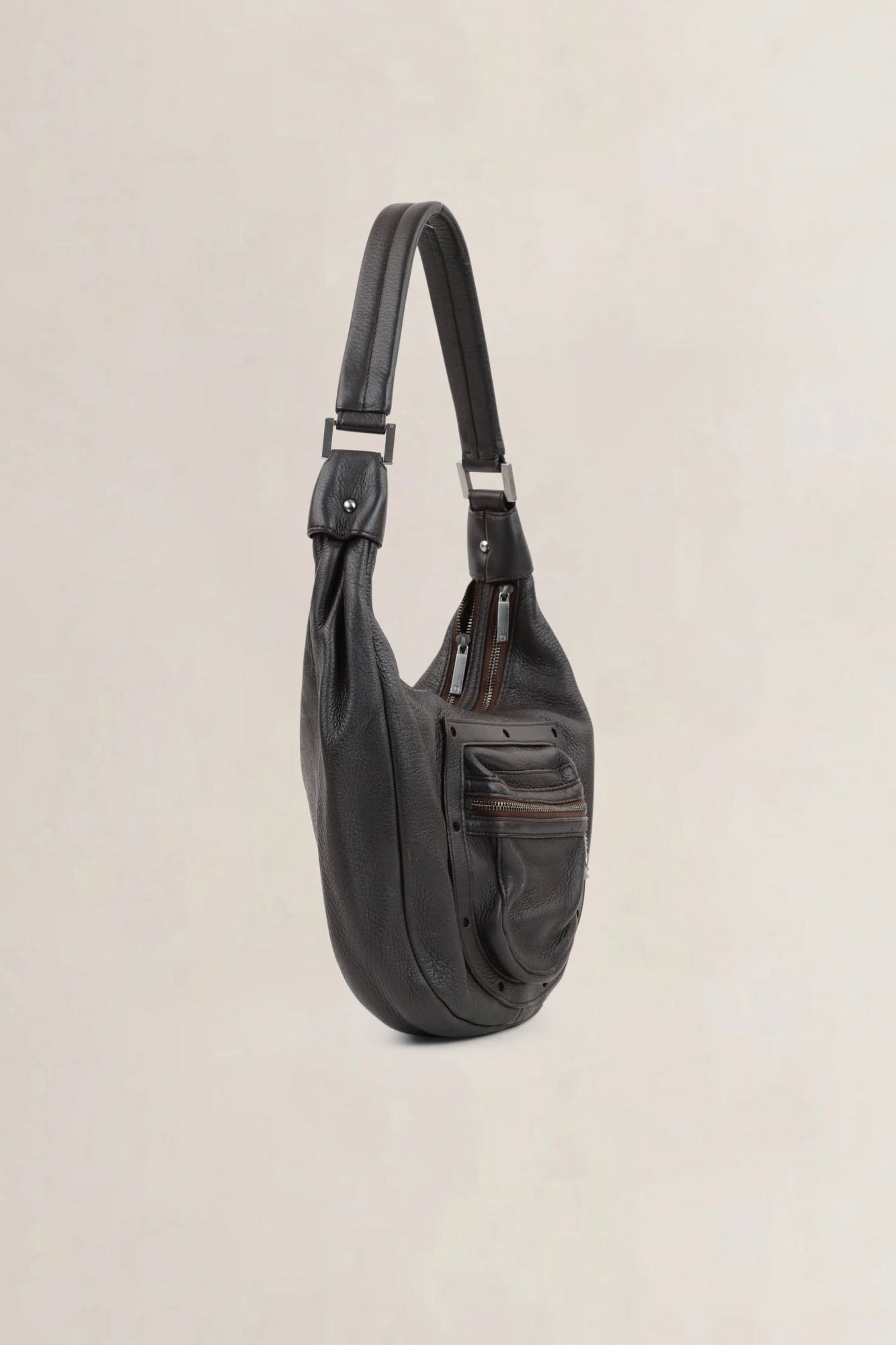 Delvaux Brown Le Pauline PM Shoulder Bag