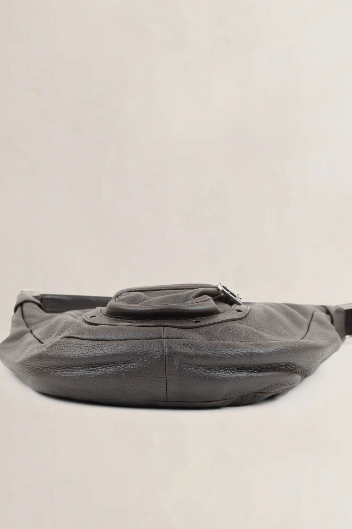 Delvaux Brown Le Pauline PM Shoulder Bag