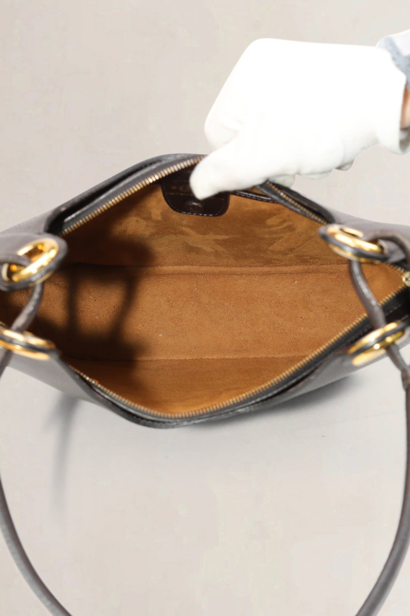 Delvaux Brown Séducteur Shoulder Bag