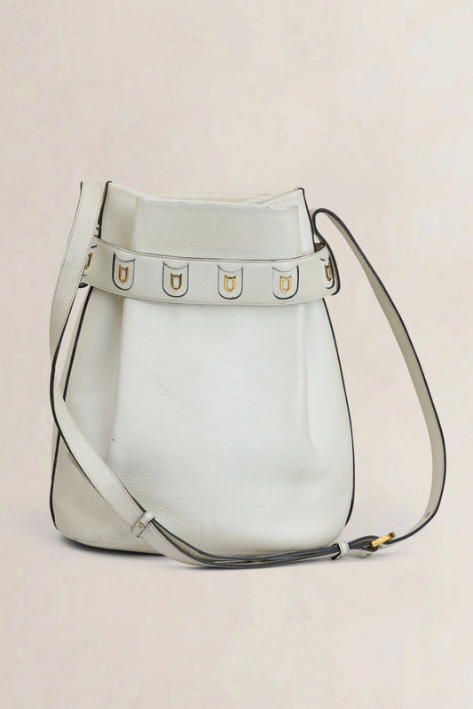 Delvaux White Calicot PM Crossbody Bag