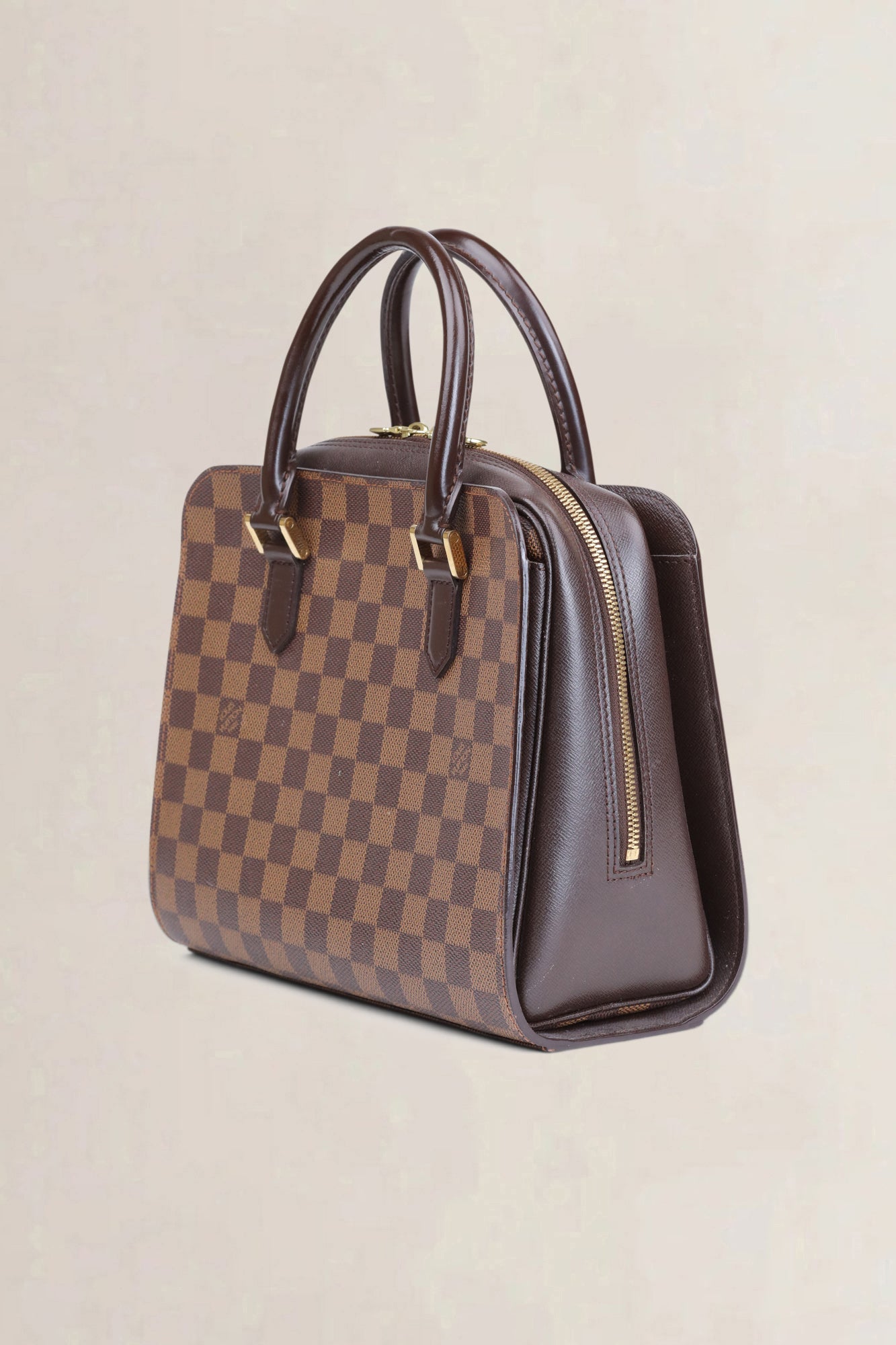 Louis Vuitton Triana Damier Ebene Top Handle Bag