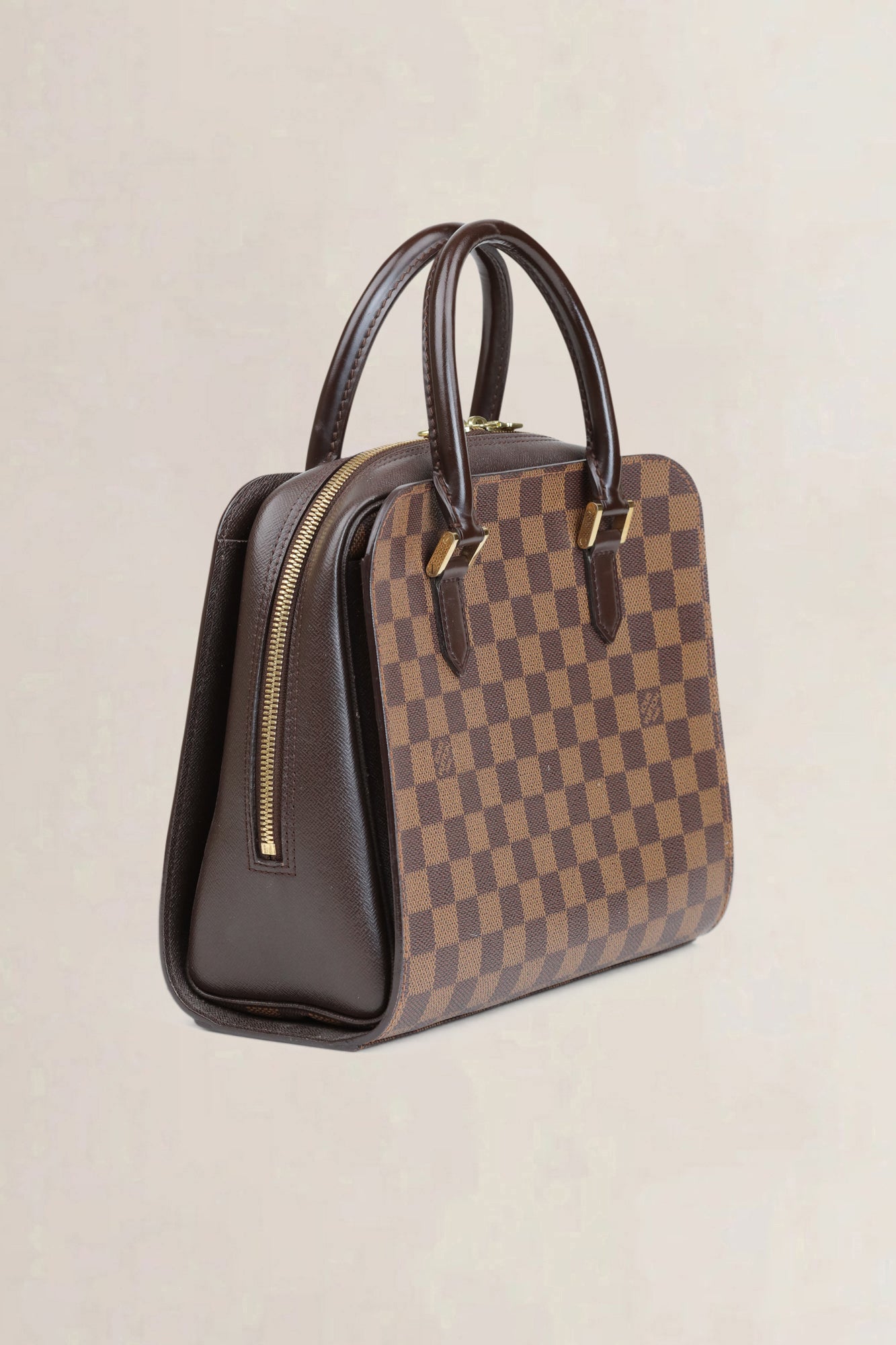 Louis Vuitton Triana Damier Ebene Top Handle Bag