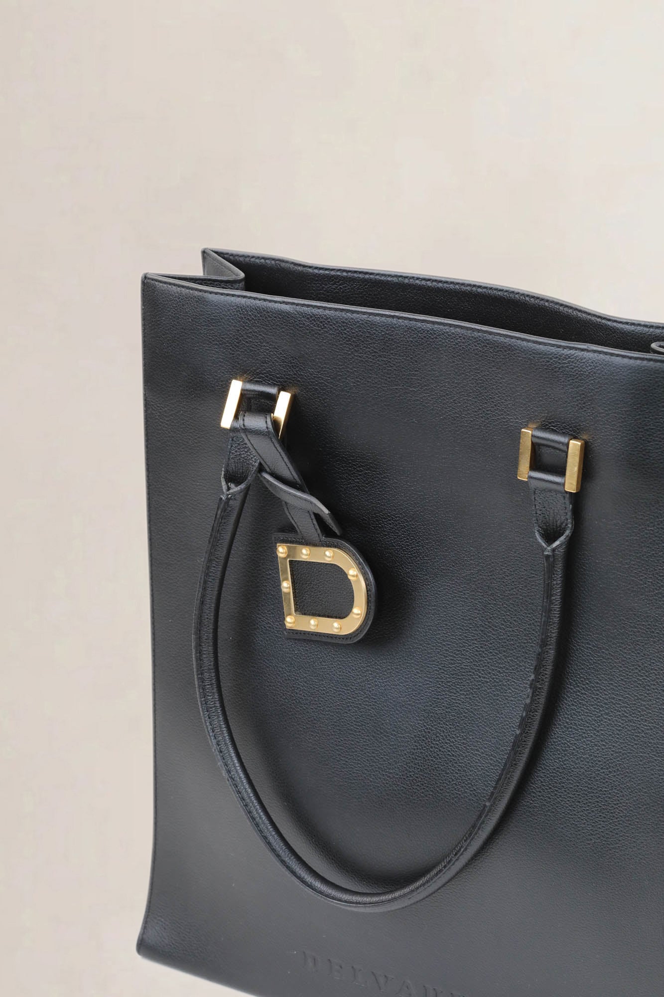 Delvaux Black Le Jeff Shoulder Bag