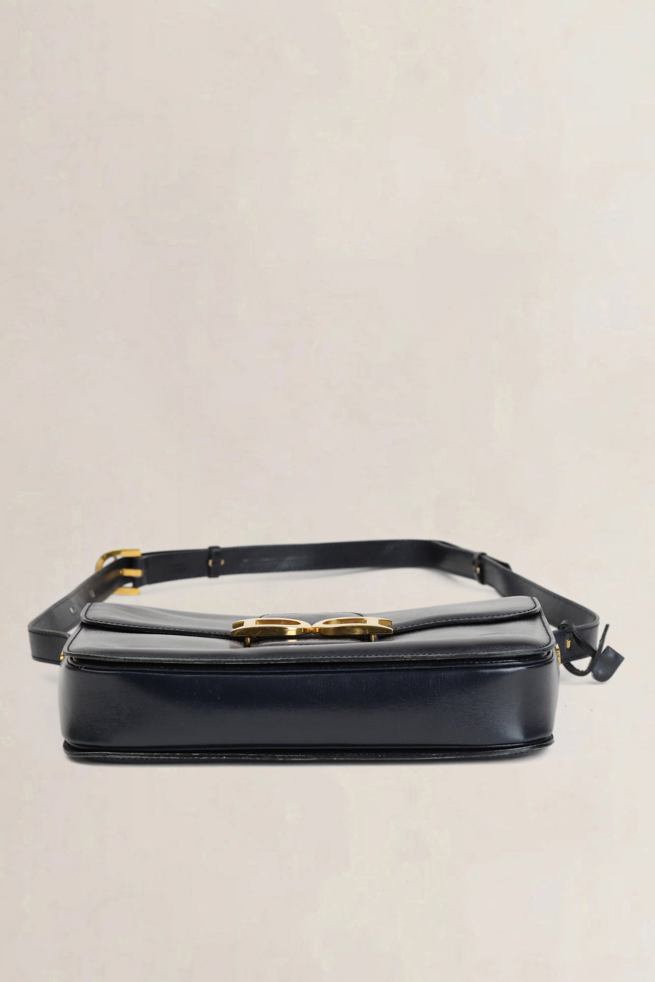 Delvaux Blue Bourgogne Crossbody Bag