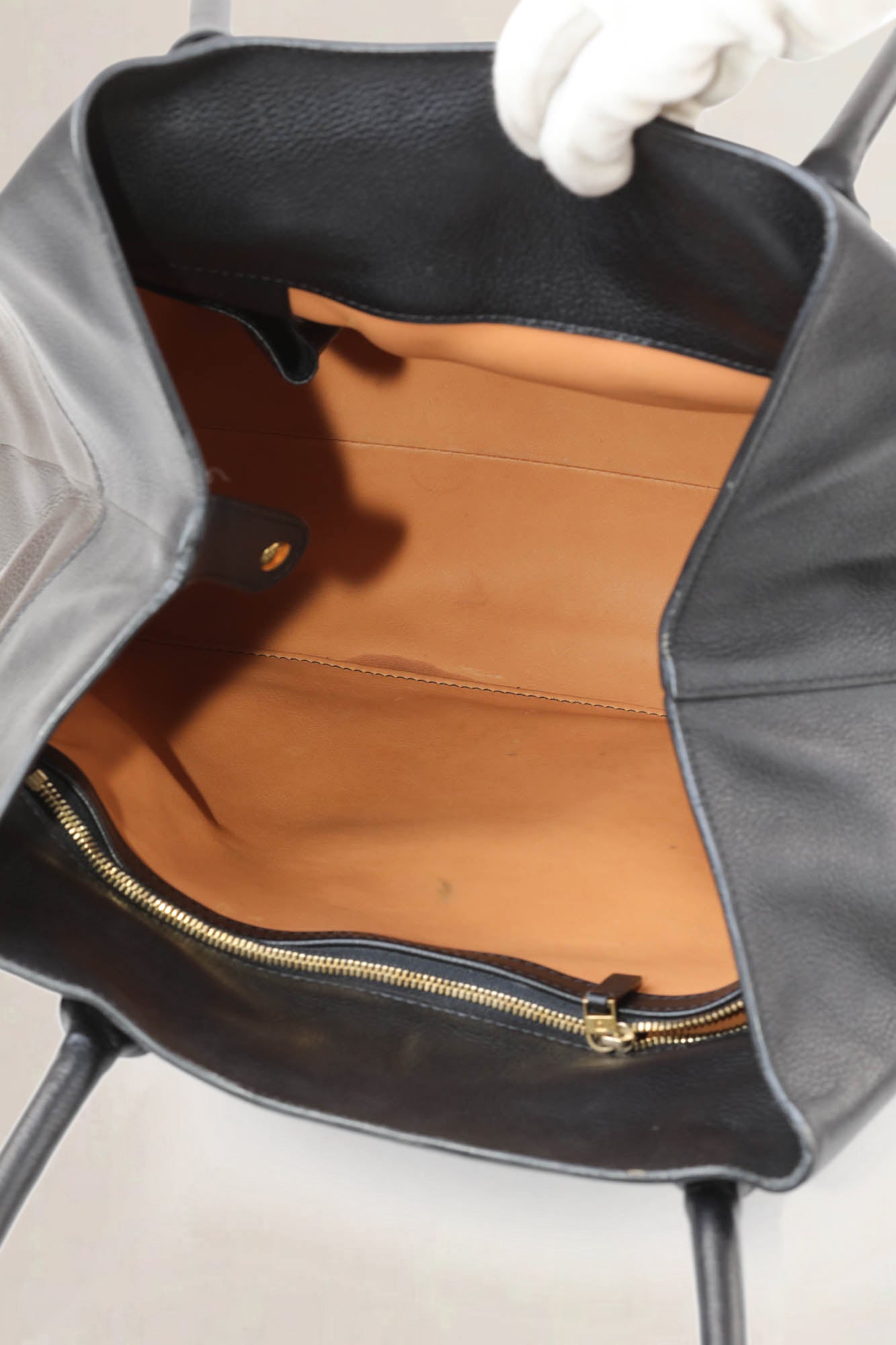 Delvaux Brown/Black Trompe L’Oeuil Shoulder Bag