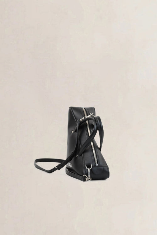 Balenciaga Black Duffle Triangle Crossbody Bag
