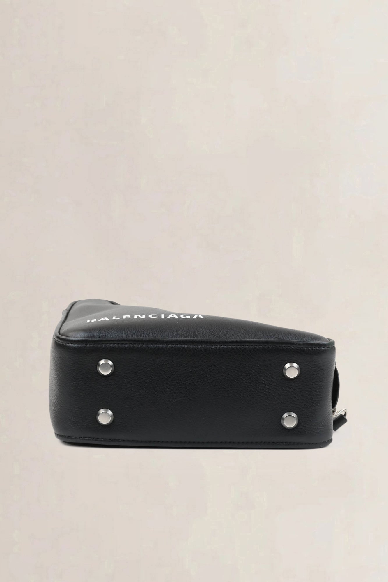 Balenciaga Black Duffle Triangle Crossbody Bag